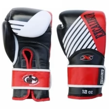 Перчатки боксерские Excalibur 8065/05 Black/White/Red PU 12 унций
